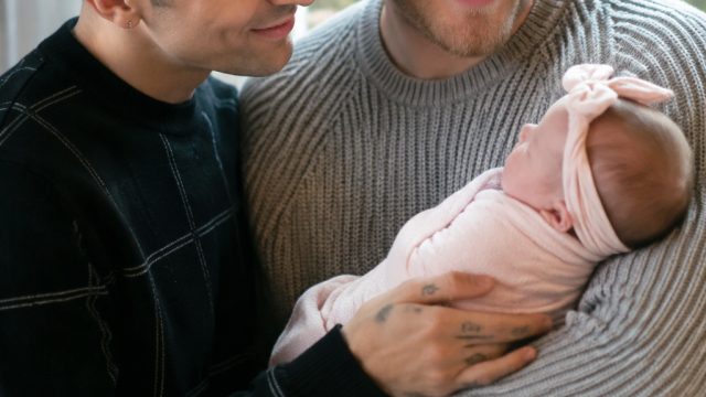 Scott and Mark Hoying Celebrate the Arrival of Their Baby Girl