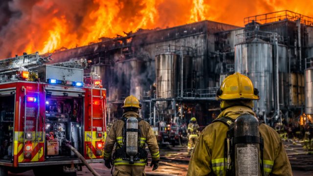 Urgent Response: Firefighters Tackle Major Factory Blaze in Laverton North
